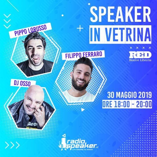 Torna Speaker in Vetrina: Radiospeaker.it in Diretta da RED Bistrot Libreria di Roma