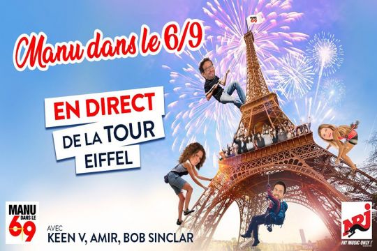 NRJ France in diretta dalla Tour Eiffel