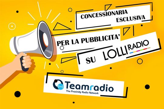 Teamradio diventa la concessionaria di LolliRadio