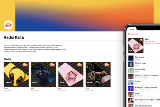 Radio Italia sbarca su Apple Music