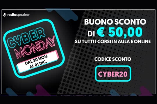 CYBER MONDAY 2020: €50 di sconto sui corsi
