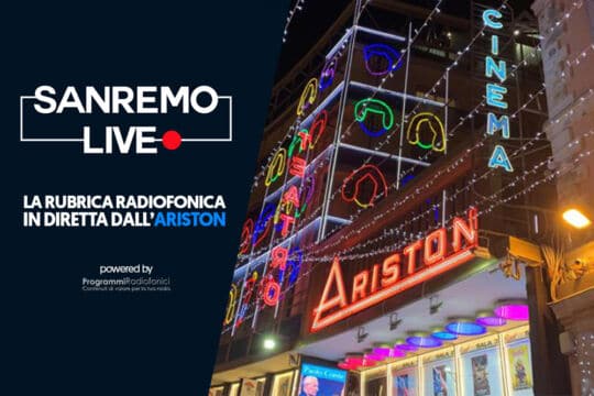 Torna “Sanremo Live”, lo speciale per tutte le radio
