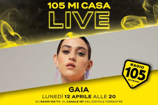 Su 105 TV parte “Biz” e torna la musica dal vivo con Gaia