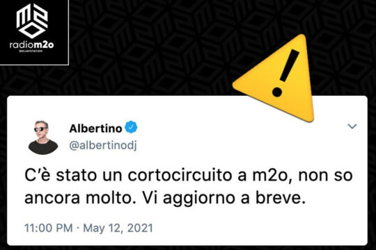 Albertino: Cortocircuito a m2o, vi aggiorno a breve