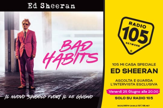 Ed Sheeran: l’intervista esclusiva su Radio 105