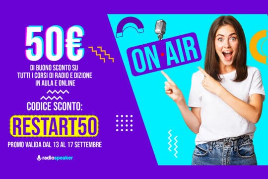 PROMO RESTART: €50 di buono su tutti i corsi