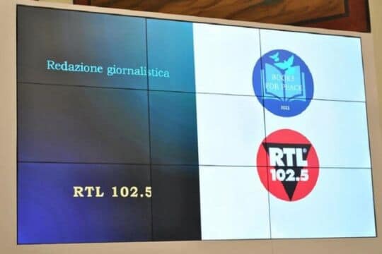 RTL 102.5 premiata al Book For Peace