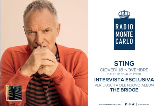 Radio Monte Carlo presenta il nuovo album di Sting in anteprima per l’Italia