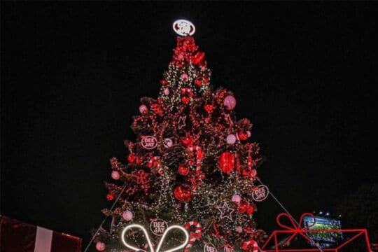 Radio Deejay accende l’albero di Natale sui Navigli a Milano