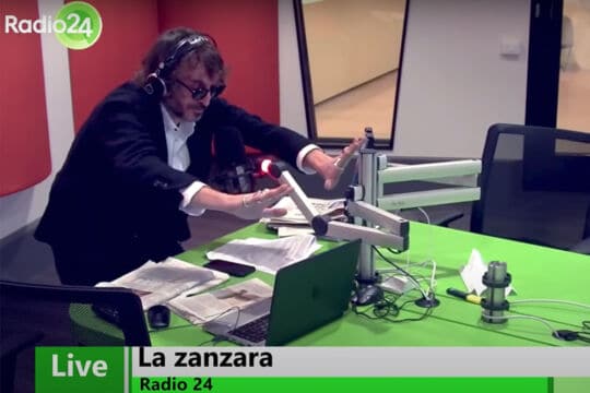 Silenzio su Radio 24 per un minuto: Cruciani contro ogni regola radiofonica
