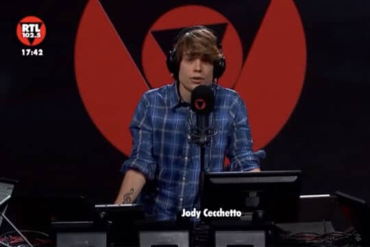 Jody Cecchetto approda a Protagonisti su RTL 102.5