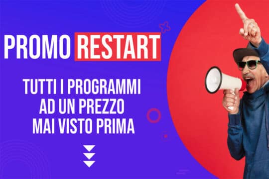 Promo Restart: super sconti sui Programmi Radiofonici