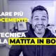 Parlare più velocemente: La Tecnica della Matita in Bocca