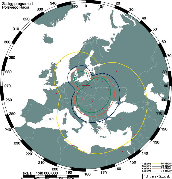 Copertura Radio Onde Lunghe Polonia