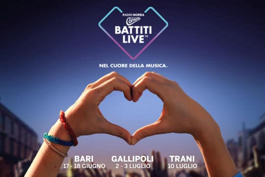 Radio Norba annuncia le tappe di Battiti Live 2022