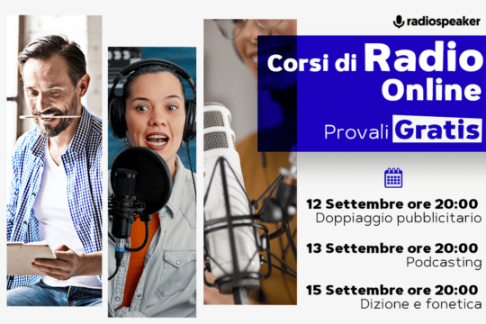 Corsi di Radio Online: tutte le lezioni di prova gratuite