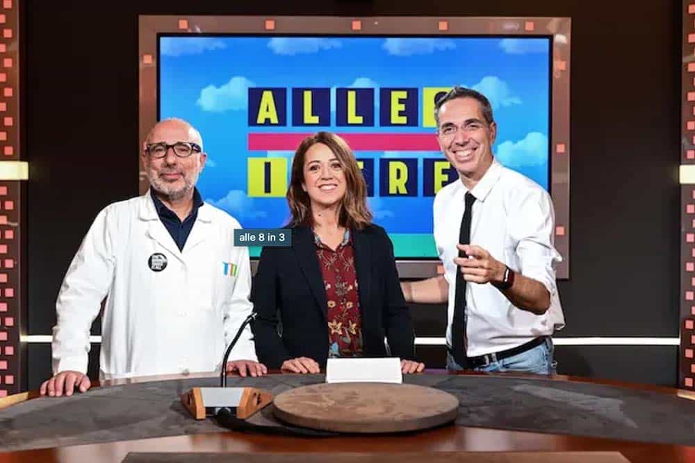 alle 8 in tre