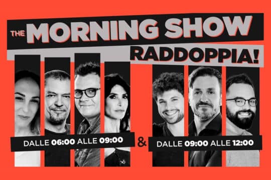 Dal 10 ottobre il Morning Show di Radio Globo raddoppia