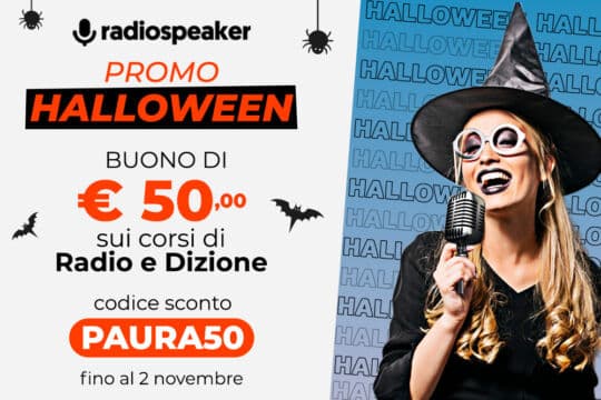 Promo Halloween: Super sconti su tutti i corsi di Radio Speaker