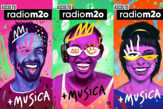 Radio m2o lancia la nuova campagna ADV firmata dall’artista olandese Pop-Art By Tadej
