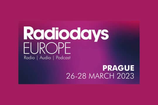 Radio Speaker è il Media partner italiano dei Radiodays Europe