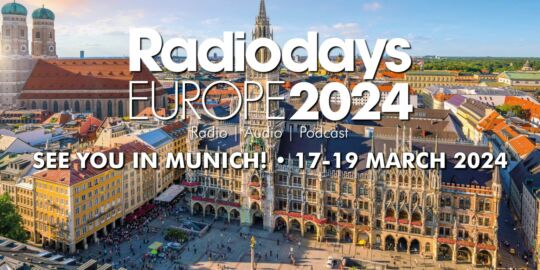 Radiodays Europe 2024: Dal 17 al 19 marzo a Monaco