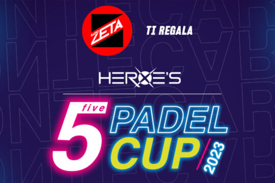 Radio Zeta regala ai suoi ascoltatori i “Five Padel Cup”