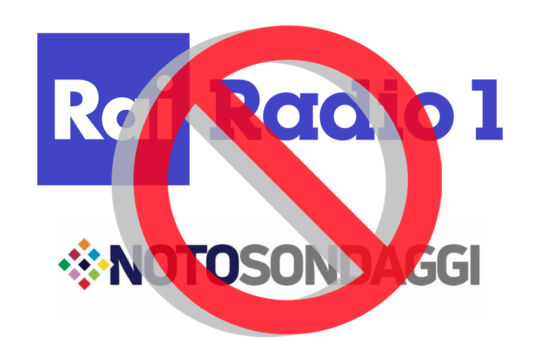 Smentito il legame fra Rai Radio e Noto Sondaggi