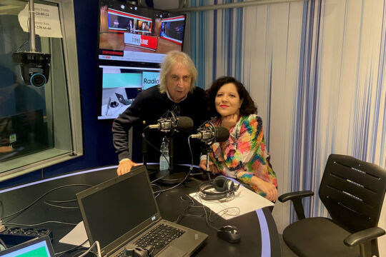 Marta Cagnola con il regista Enrico Vanzina conducono “Colonne sonore”