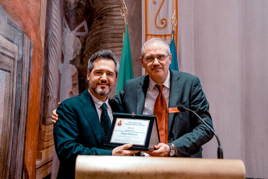 Giorgio d’Ecclesia premiato al Franco Cuomo International Award 2024