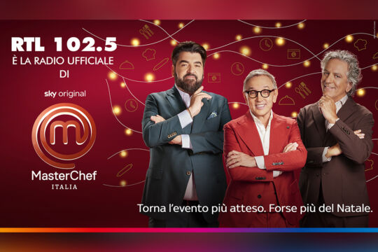 RTL 102.5 è la radio ufficiale di Masterchef Italia e regala un grembiule ufficiale della trasmissione