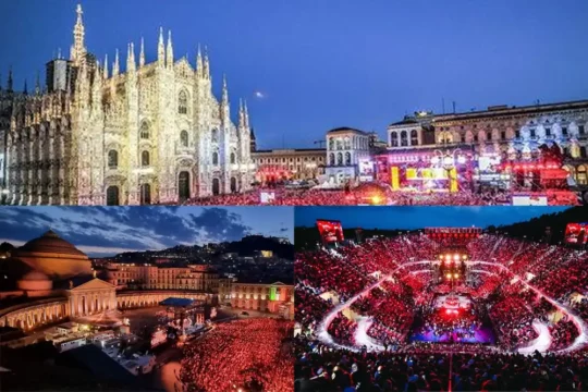 Weekend di grandi eventi radiofonici: Milano, Napoli e Roma accendono l’estate