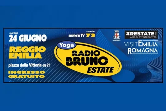 Rebecca Staffelli, Stefano Corti ed Enzo Ferrari guidano l’edizione 2025 di Yoga Radio Bruno Estate