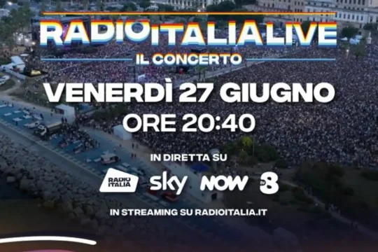 Radio Italia Live 2025 arriva a Palermo: il 27 giugno grande concerto al Foro Italico