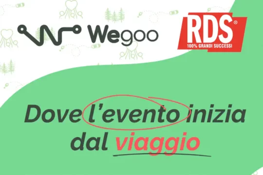 RDS sceglie WEGOO: una nuova partnership per una mobilità sostenibile agli eventi live