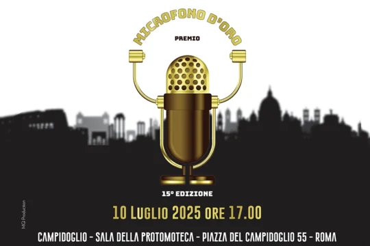 Microfono d’Oro 2025: il 10 luglio a Roma la XV edizione che premia le eccellenze della radio italiana