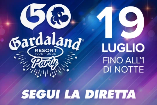 RTL 102.5 è la radio ufficiale del Gardaland 50th Anniversary Party