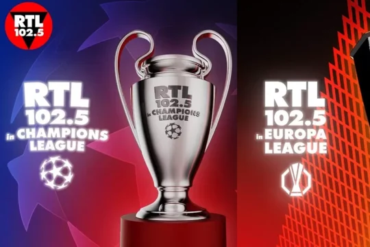 RTL 102.5 conferma Champions ed Europa League in diretta radio anche per il 2025/2026