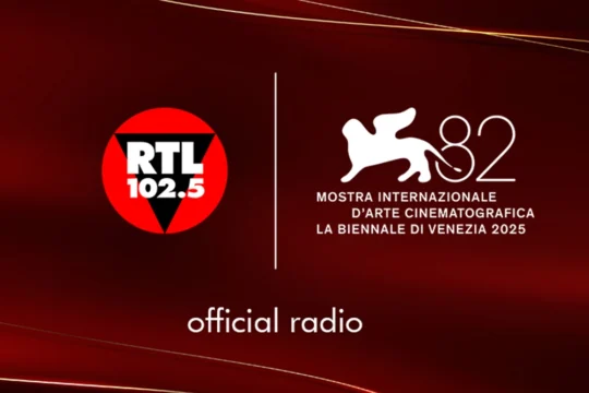 RTL 102.5 è la Radio Ufficiale della 82ª Mostra del Cinema di Venezia