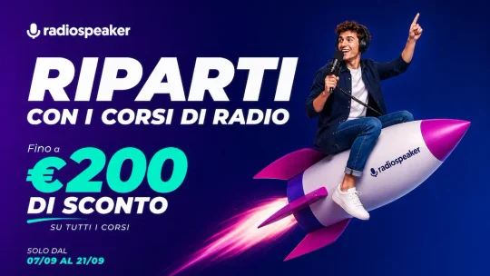 Promo Restart: super sconti sui corsi di radio!