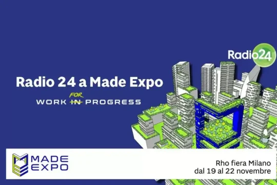 Radio 24 a Made Expo 2025: dirette, innovazione e sostenibilità dal cuore della fiera di Milano