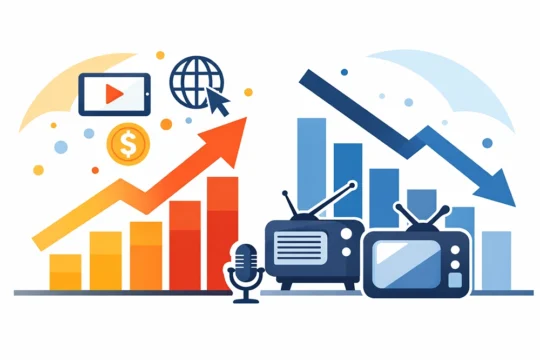 Il mercato pubblicitario cresce, ma cambia equilibrio