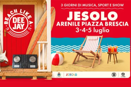 Beach Like a Deejay 2026 parte da Jesolo: musica, sport e dirette con gli speaker di Radio Deejay